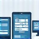 Image representing digital media management with screen devices.